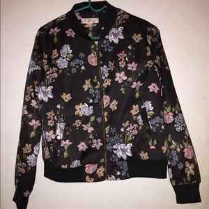 Women’s floral Zip up jacket